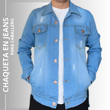 Cargar imagen en el visor de la galería, Chaqueta en Jeans para caballero