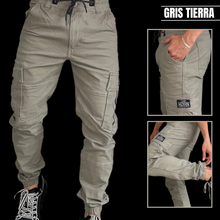 Cargar imagen en el visor de la galería, JOGGER EN DRILL TIPO CARGO👖