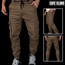 Cargar imagen en el visor de la galería, JOGGER EN DRILL TIPO CARGO👖