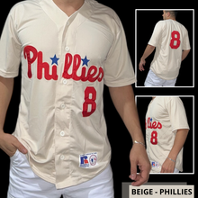 Cargar imagen en el visor de la galería, Camiseta beisbolera tipo americana