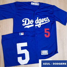 Cargar imagen en el visor de la galería, Camiseta beisbolera tipo americana