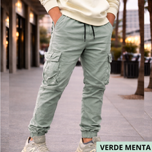 Cargar imagen en el visor de la galería, JOGGER EN DRILL TIPO CARGO👖
