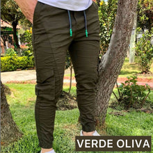 Cargar imagen en el visor de la galería, JOGGER EN DRILL TIPO CARGO👖