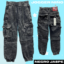 Cargar imagen en el visor de la galería, Jogger en dril para niño
