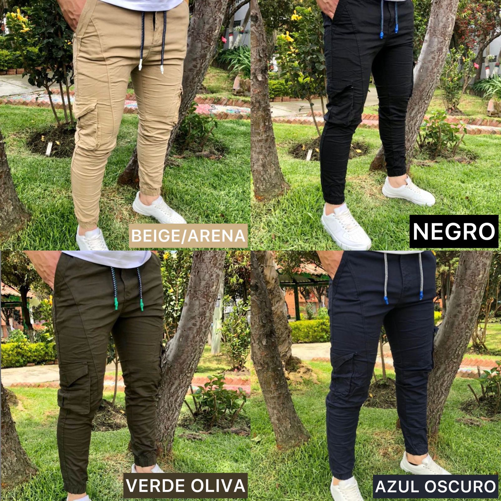 Pantalon Jogger Camuflado Hombre Pantalon Dril Camuflado